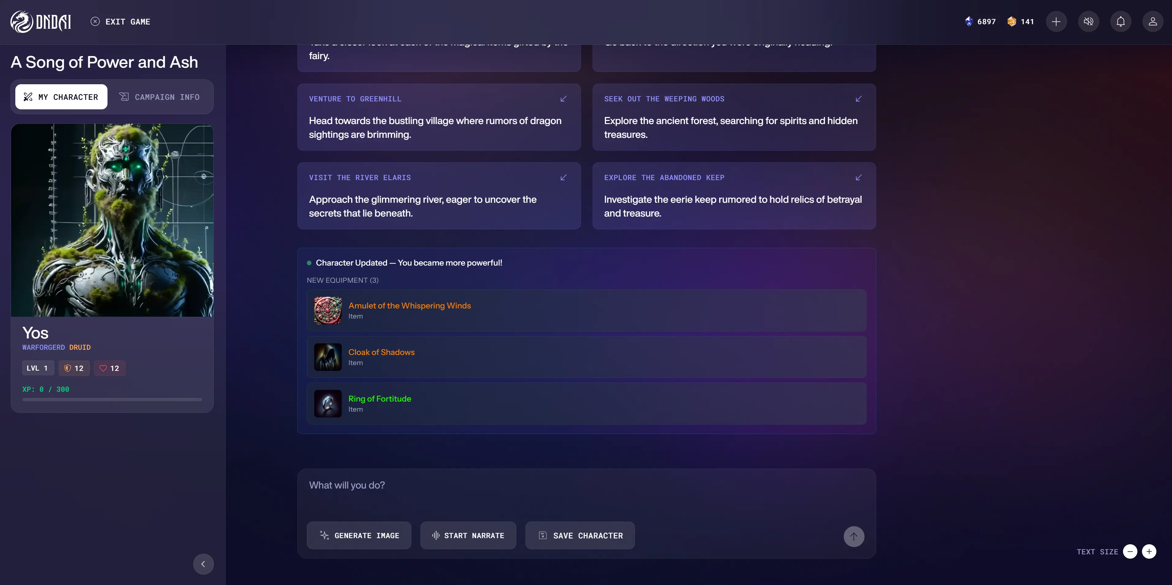 Loot System Screenshot Game interface showing loot notifications and item displays